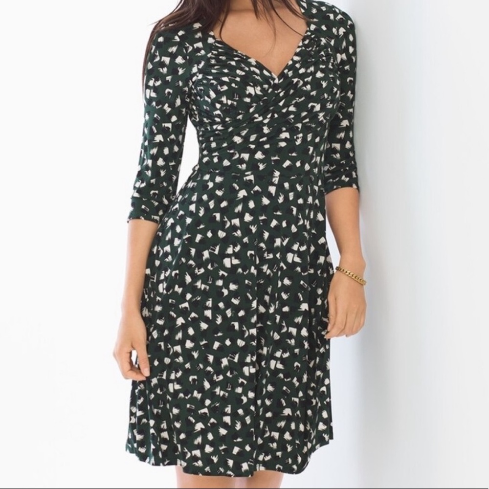 Green Leota Flowy Dress